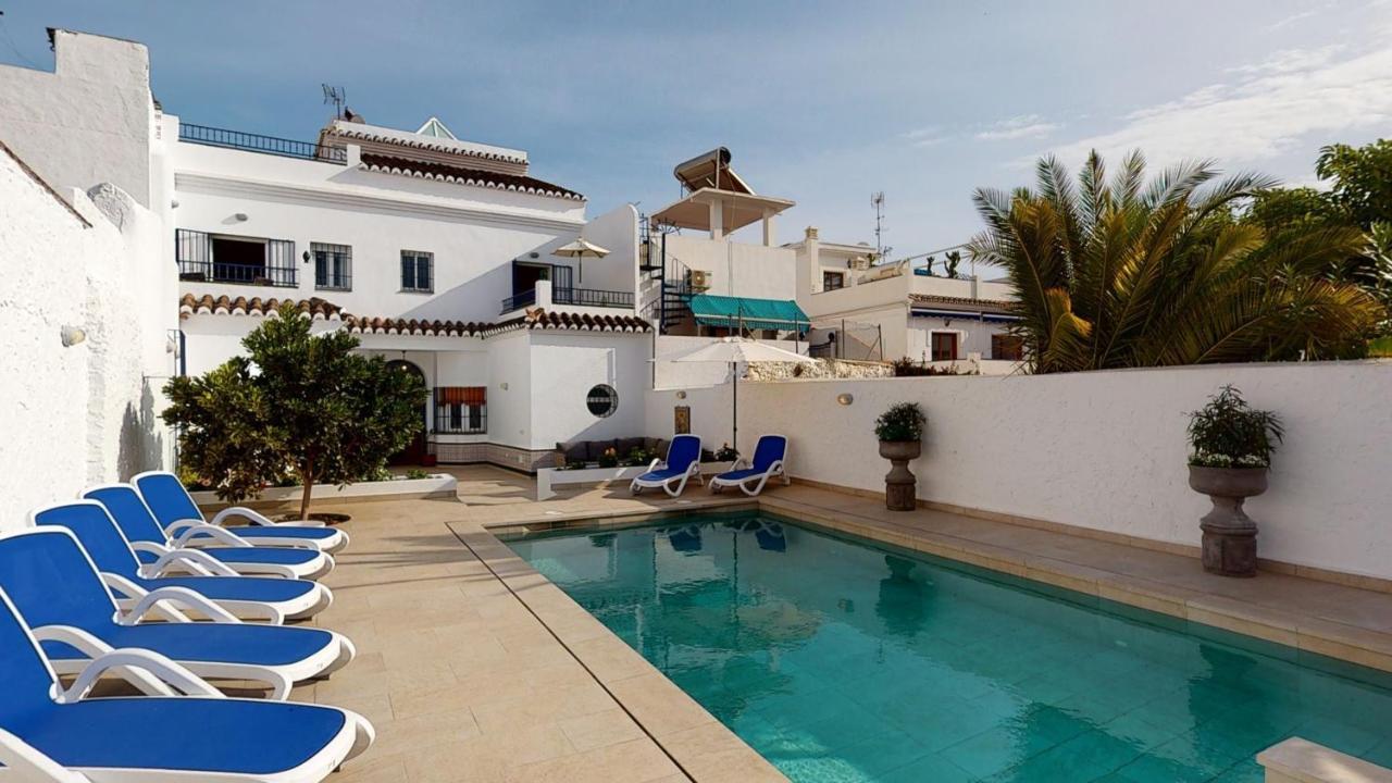 Luxury 5 Bed House Private Pool And Sea View Nerja Villa Exterior photo